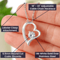 Heart Pendant Message Card - Amor de mi Vida ShineOn Fulfillment