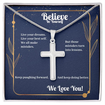 Believe Cross Chain Necklace