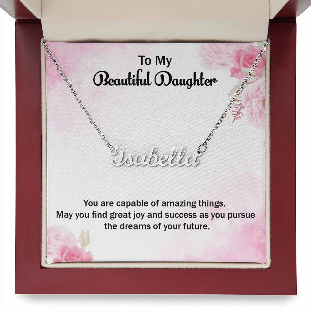 Daughter Custom Name Necklace