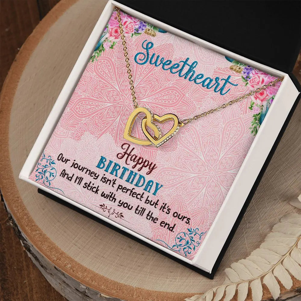 Sweetheart Interlocking Hearts Necklace ShineOn Fulfillment