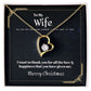 Wife Christmas Forever Love Necklace ShineOn Fulfillment