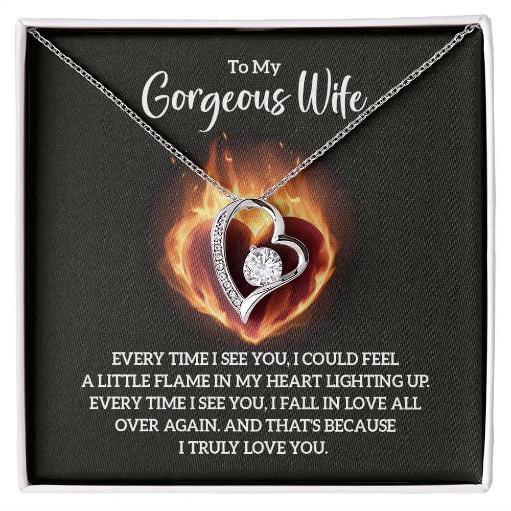 Wife Forever Love Necklace ShineOn Fulfillment