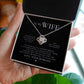 Wife Promise Love Knot Necklace ShineOn Fulfillment