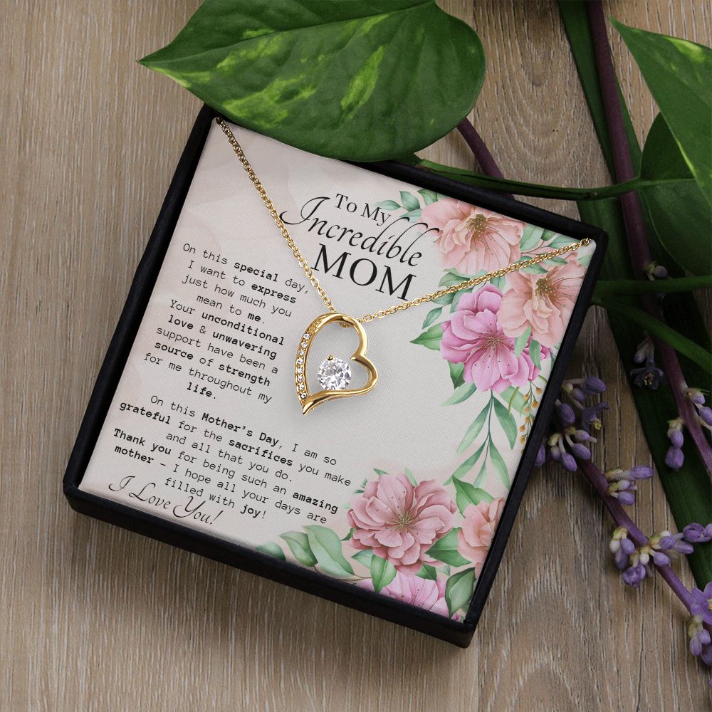 Incredible Mom Mother's Day Necklace ShineOn Fulfillment